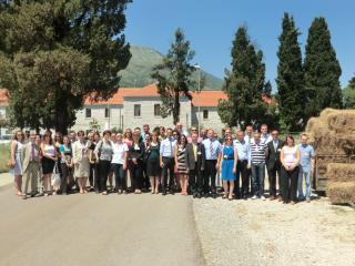 Picture of group participants for webpage on the PUP conference material which took place in Danilovgrad 20-21 June 2013